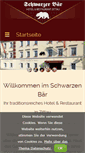 Mobile Screenshot of hotel-schwarzer-baer.de